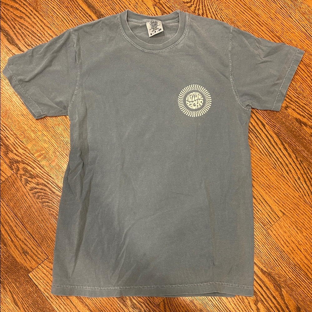Comfort Colors Men's Small Slate Blue Tee